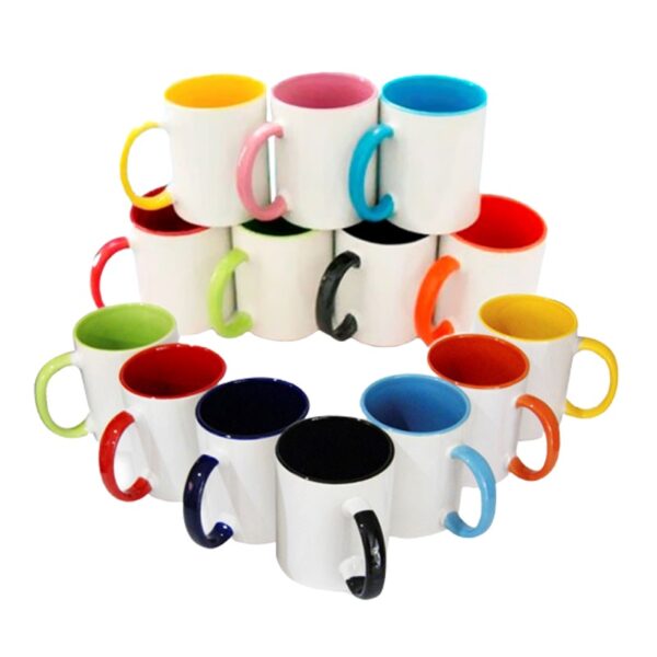 Mug personalizado con color interno y oreja de 11 oz - 2023