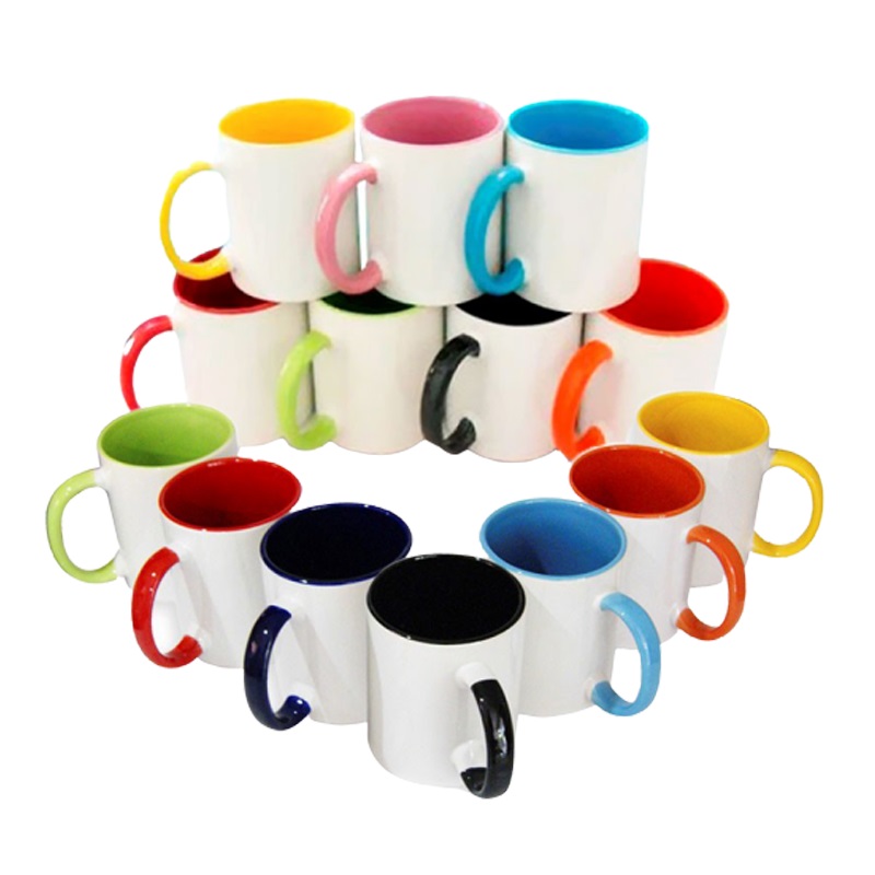 Mug personalizado con color interno y oreja de 11 oz - 2023