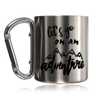 Mug con Gancho Carabinero - Diseño Práctico y Funcional - 2023