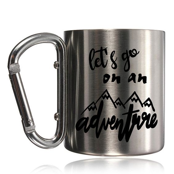 Mug con Gancho Carabinero - Diseño Práctico y Funcional - 2023