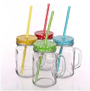 Mug Transparente con Tapa y Pitillo - Disfruta tus bebidas 2023