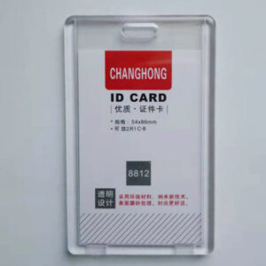 Porta Carnets Acrílico Cristal para Identificación de Personal - 2023