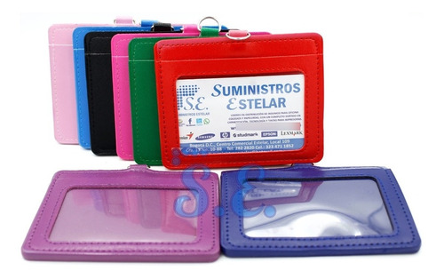Porta Carnets Cuero Doble Bolsillo | Accesorios para Identificación