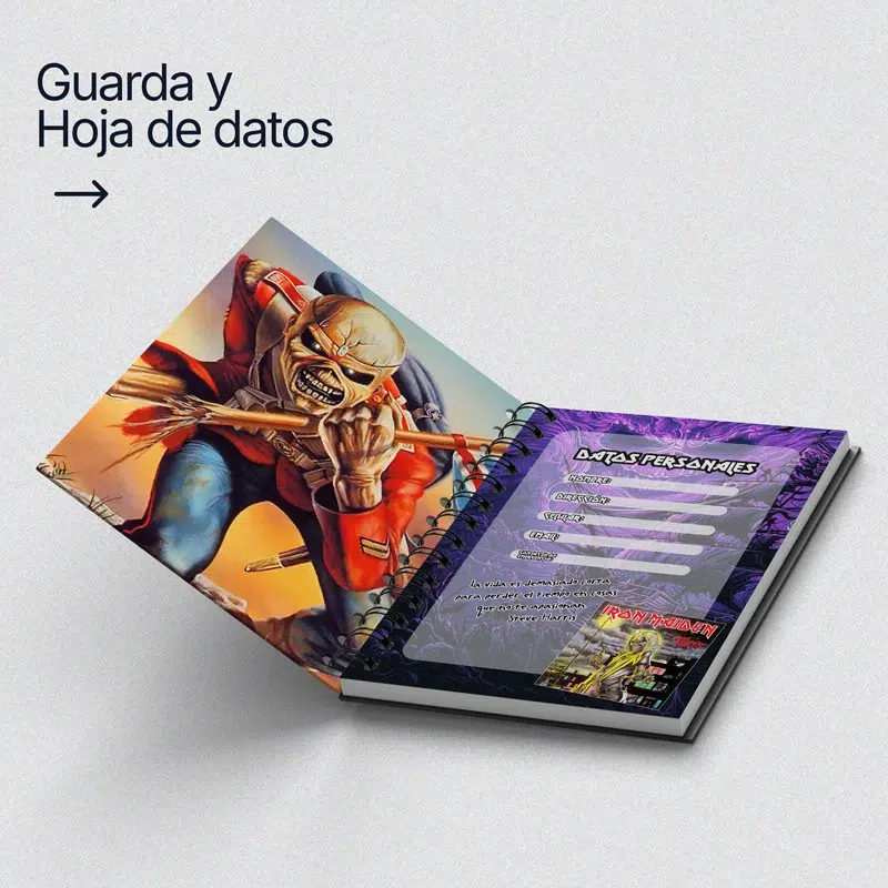 Notebook 5m Iron Maiden - Imagen 3