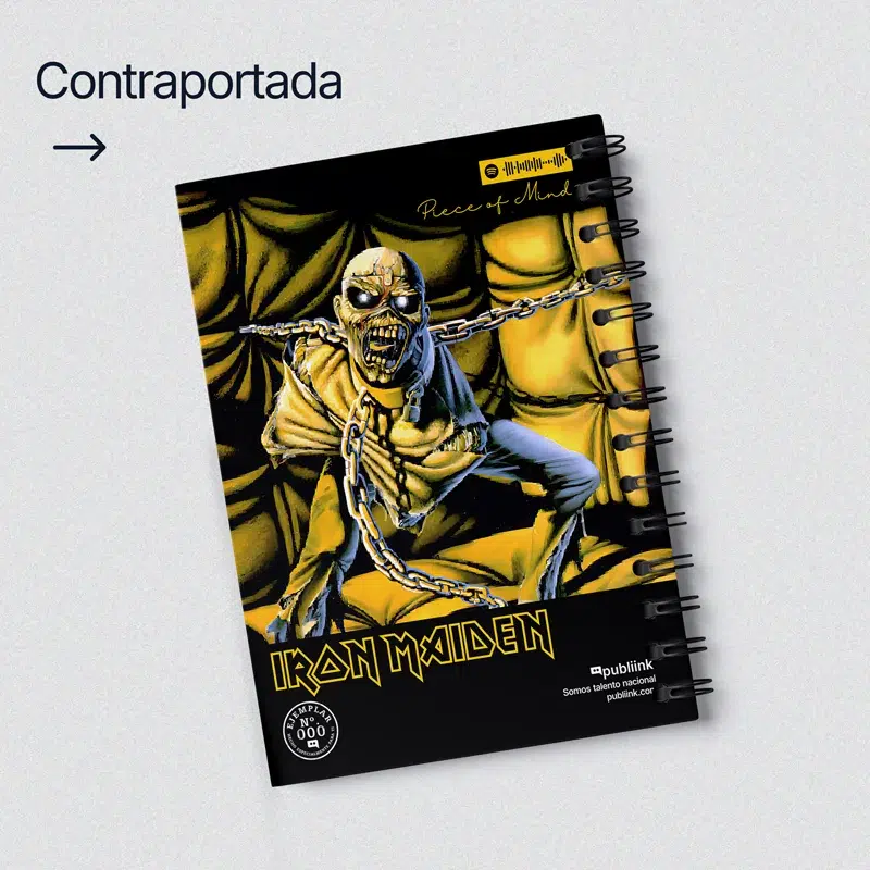 Notebook 5m Iron Maiden - Imagen 9
